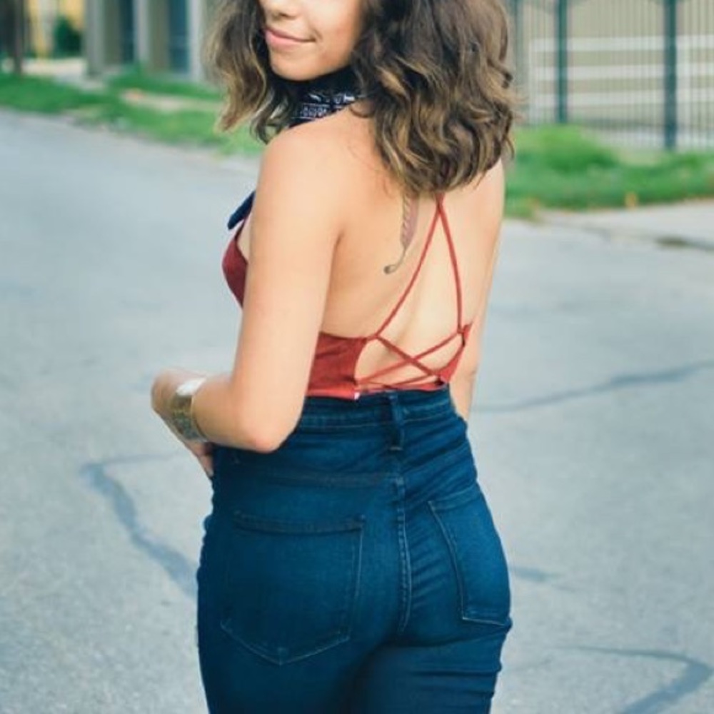 PYLO High Waisted Flare Jeans